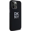 Apple iPhone 15 Pro DKNY dėklas Liquid Silicone Metal Logo (DKHCP15LSMCBSK) juodos spalvos