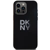 Apple iPhone 15 Pro DKNY dėklas Liquid Silicone Metal Logo (DKHCP15LSMCBSK) juodos spalvos