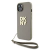 Dėklas „Apple iPhone 15 Plus DKNY Hardcase Wrist Strap Stock Logo“ (DKHCP15MPBSWSE)