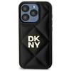 DKNY DKHCP15MPQDSLK Apple iPhone 15 Plus 6.7" dėklas telefonui juodos spalvos Quilted Stack Logo