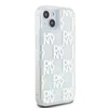Apple iPhone 13 / 14 / 15 DKNY dėklas Liquid Glitter Multilogo (DKHCP15SLCPEPT) baltos spalvos