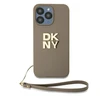 Dėklas „Apple iPhone 15 Pro Max DKNY Hardcase Wrist Strap Stock logotipas“ (DKHCP15XPBSWSE)