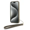 Dėklas „Apple iPhone 15 Pro Max DKNY Hardcase Wrist Strap Stock logotipas“ (DKHCP15XPBSWSE)