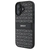 DKNY DKHCP16SPRTHSLK Apple iPhone 16 6.1" dėklas telefonui juodos spalvos Texture Pattern Tonal Stripe