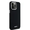 Apple iPhone 14 Pro Max DKNY dėklas Liquid Silicone Small Metal Logo MagSafe (DKHMP14XSMCHLK) juodos spalvos