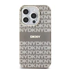 Apple iPhone 15 Pro DKNY dėklas IML Mono & Stripe MagSafe (DKHMP15LHRHSEE) beige