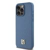 Apple iPhone 15 Pro Max DKNY odinis dėklas Monogram Pattern Metal Logo MagSafe (DKHMP15XPSHRPSB) mėlynos spalvos