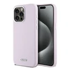 Apple iPhone 15 Pro Max DKNY dėklas Liquid Silicone Small Metal Logo MagSafe (DKHMP15XSMCHLP) rožinės spalvos