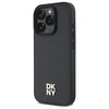 DKNY DKHMP16LPSHRPSK Apple iPhone 16 Pro 6.3" dėklas telefonui juodos spalvos Repeat Pattern Stack Logo MagSafe