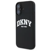 DKNY DKHMP16SSNYACH Apple iPhone 16 6.1" dėklas telefonui juodos spalvos Silikoninis Printed Logo MagSafe
