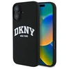 DKNY DKHMP16SSNYACH Apple iPhone 16 6.1" dėklas telefonui juodos spalvos Silikoninis Printed Logo MagSafe
