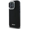 Apple iPhone 16 Pro Max DKNY Plain Sidabrinis Logo MagSafe (DKHMP16XPSCMCLK) dėklas telefonui juodos spalvos