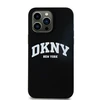 Apple iPhone 16 Pro Max DKNY Silicone Baltas Printed Logo MagSafe (DKHMP16XSNYACH) dėklas telefonui juodos spalvos