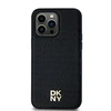 Samsung Galaxy S24 DKNY Odinis Dėklas Pattern Metal Logo MagSafe (DKHMS24SPSHRPSK) juodos spalvos