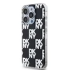 DKNY PC/TPU Checkered Pattern dėklas telefonui Apple iPhone 14 Pro Max juodos spalvos