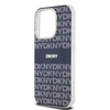 DKNY PC/TPU Repeat Pattern Tonal Stripe Magsafe dėklas telefonui Apple iPhone 13 Pro mėlynos spalvos
