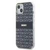 DKNY PC/TPU Repeat Pattern Tonal Stripe Magsafe dėklas telefonui Apple iPhone 13 juodos spalvos