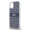 DKNY PC/TPU Repeat Pattern Tonal Stripe Magsafe dėklas telefonui Apple iPhone 11 mėlynos spalvos