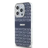 DKNY PC/TPU Repeat Pattern Tonal Stripe Magsafe dėklas telefonui Apple iPhone 13 Pro mėlynos spalvos