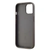 DKNY PU Leather Checkered Pattern Magsafe dėklas telefonui Apple iPhone 15 rusvai gelsvas