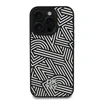 Dėklas DKNY PU odinis Crosswalk Pattern Magsafe Apple iPhone 16 Pro Ivory
