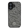 Dėklas DKNY PU odinis Crosswalk Pattern Magsafe Apple iPhone 16 Ivory