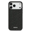 DKNY PU Leather Grid Pattern Magsafe dėklas skirtas Apple iPhone 17 Pro Max juodos spalvos