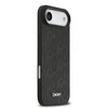 DKNY PU Leather Grid Pattern Magsafe dėklas skirtas Apple iPhone Air juodos spalvos