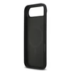 DKNY PU Leather Grid Pattern Magsafe dėklas skirtas Apple iPhone Air juodos spalvos