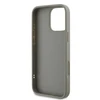 DKNY PU Leather Quilted Stack Logo Apple iPhone 16 Pro Max dėklas telefonui pilkos spalvos