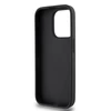 DKNY PU Leather Repeat Pattern Card Pocket dėklas telefonui Apple iPhone 14 Pro juodos spalvos