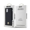 Apple iPhone 11 / XR DKNY odinis dėklas Monogram Pattern Metal Logo MagSafe (DKHMN61PSHRPSK) juodos spalvos