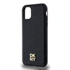 Apple iPhone 11 / XR DKNY odinis dėklas Monogram Pattern Metal Logo MagSafe (DKHMN61PSHRPSK) juodos spalvos