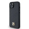 Apple iPhone 13 / 14 / 15 DKNY odinis dėklas Monogram Pattern Metal Logo MagSafe (DKHMP14SPSHRPSK) juodos spalvos