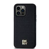 Apple iPhone 13 Pro Max DKNY odinis dėklas Pattern Metal Logo MagSafe (DKHMP13XPSHRPSK) juodos spalvos