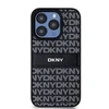 Apple iPhone 14 Pro Max DKNY odinis dėklas Mono Stripe & Metal Logo (DKHCP14XPRTHSLK) juodos spalvos