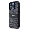 Apple iPhone 14 Pro Max DKNY odinis dėklas Mono Stripe & Metal Logo (DKHCP14XPRTHSLK) juodos spalvos