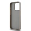 Apple iPhone 14 Pro DKNY dėklas odinis Mono Stripe & Metal Logo (DKHCP14LPRTHSLE) beige
