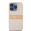 Apple iPhone 14 Pro Max DKNY odinis dėklas Mono Stripe & Metal Logo (DKHCP14XPRTHSLP) rožinės spalvos