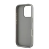 DKNY PU Leather Repeat Pattern Tonal Stripe Apple iPhone 16 Pro Max dėklas telefonui smėlio spalvos