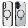 Dux Ducis Aimo Mag dėklas su Magnetic Ring and Stand skirtas Apple iPhone 17 – juodos spalvos