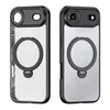 Dux Ducis Aimo Mag dėklas su Magnetic Ring and Stand skirtas Apple iPhone 17 Air – juodos spalvos
