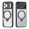 Dux Ducis Aimo Mag dėklas su Magnetic Ring and Stand skirtas Apple iPhone 17 Pro Max – juodos spalvos