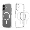 Dux Ducis Clin Mag dėklas skirtas Apple iPhone 17 suderinamas su MagSafe – skaidrus