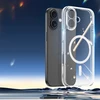 Dux Ducis Clin Mag dėklas skirtas Apple iPhone 17 suderinamas su MagSafe – skaidrus