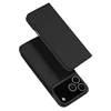 Dux Ducis Skin Pro dėklas skirtas Apple iPhone 17 Pro Max su Flip and Card Slot – juodos spalvos