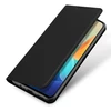 Dux Ducis Skin Pro Vivo Y16 / Y02s wallet atverčiamas dėklas telefonui juodos spalvos