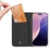 Dux Ducis atverčiamas dėklas SKIN PRO skirtas Apple iPhone 16 Pro juodos spalvos
