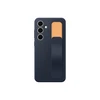 Dėklas Samsung Galaxy S24 FE Standing Grip Cover Mėlyna Juodas