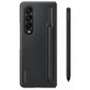 Dėklas OF93PCBE Standing Cover with Pen for Samsung Galaxy Fold 4, Juodas (Juodas)